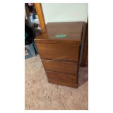 Vintage Maple Three Drawer Stand 28 In Tall 16