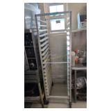 Roll Around Tray Holding Rack
