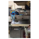 Roll Around Refrigerated Cabinet With Shelf 48