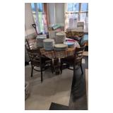 Round Table With Six Wooden Chairs Table Is 45
