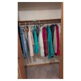 Contents Of Closet Ladies Jackets Etc