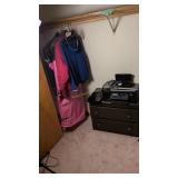 Contents Of Closet Printer Two-drawer Dresser