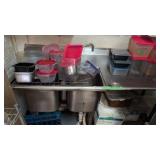 Double Compartment Stainless Sink With