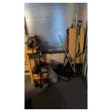 Toy Wagon And Yard Tools