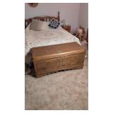 Oak Cedar Chest 45 Inches Long Very Clean