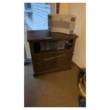 Oak Tv Stand With Cds