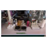 Items On Counter Sugar Shakers Lids Two Burner