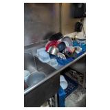 Items On Top Of And Below Sink Plastic Trays