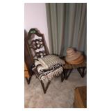 Vintage Chair Stool Hats And Blankets