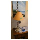 Nautical Table Lamp 28 In Tall Overall