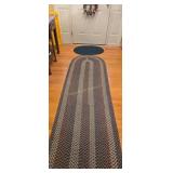 Braided Hall Runner Rug 31 X 243