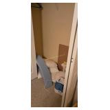 Contents Of Closet Linens Blankets Pillows Etc