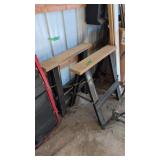 Pair Of Folding Saw Horses