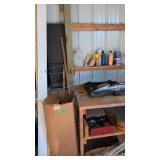 Remaining Items On Workbench Floor Jack Bolt