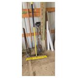 Sledgehammers Shovels Pitchfork Broom