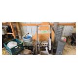 Hose Reel Cart Chicken Wire Plastic Tubs And