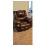 Leather Electric Recliner 42 In
