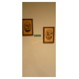 Pair Of Wooden Duck Prints Artist Signed 7x10