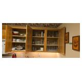 Contents Of Upper Kitchen Cabinets Glasses