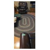 Oval Braided Rug 86 X 106