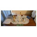 Figurines Purses On Top Of Stand