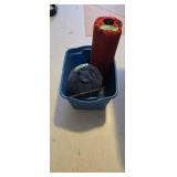 Sleeping Bags And Plastic Tub
