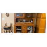 Contents Of Hutch Glassware Christmas Dishes Etc