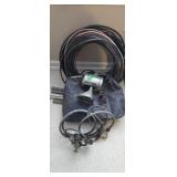 Vintage Spotlight Electric Wires Milk Crate With