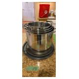 Aluminum Stock Pots And Pizza Trays