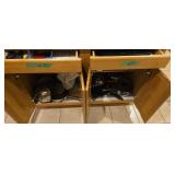 Contents Of Island Cabinet Pots Pans Utensils Etc