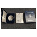 2001 American eagle proof dollar coin