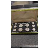 Set of historical Blazer buttons commemorative