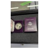 1986 American eagle proof dollar coin