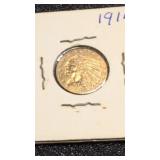 1911 $2 1/2 US gold piece