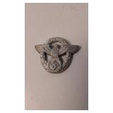 German World War Ii Police Visor Cap Badge 2 In