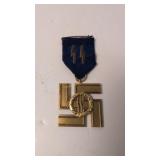 German World War Ii Ss 25 Year Service Award Pin