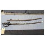 P S Justice Model 1840 Civil War Cavalry Sword