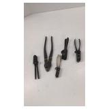 Lot Of Vintage Bullet Molds 4.5 In - 8 In