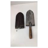 Us Model 1873 Trowel/ Bayonet With Leather Sheath