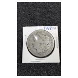 1888-0 Morgan silver dollar