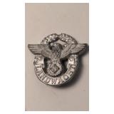World War Ii German Landwacht Police Cap Badge