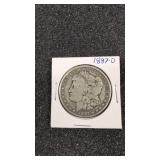 1887-0 Morgan silver dollar