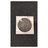 1885-0 Morgan silver dollar