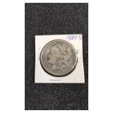 1883 s Morgan silver dollar