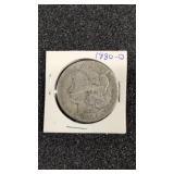 1880-0 Morgan silver dollar