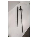 French Model 1866 Bayonet/sword 25.5 In Overall