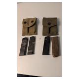 Us World War I Model 1911 Ammo Pouch Two Clips
