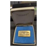 1000 grain sterling silver bar by the Franklin