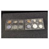 Two United States proof sets 1956 1957 proof sets