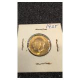 1925 Great Britain gold sovereign King George v